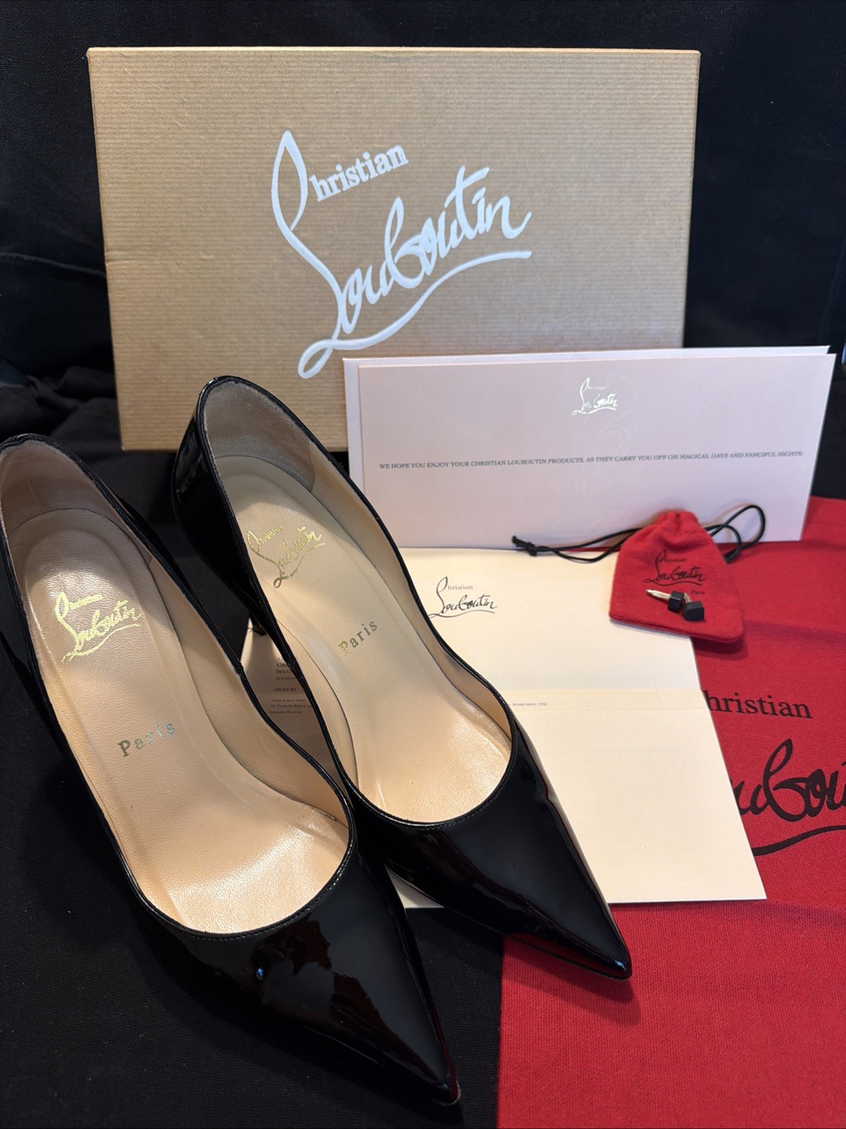 Christian Louboutin So Kate Pointed Toe Pump - Black, US7
