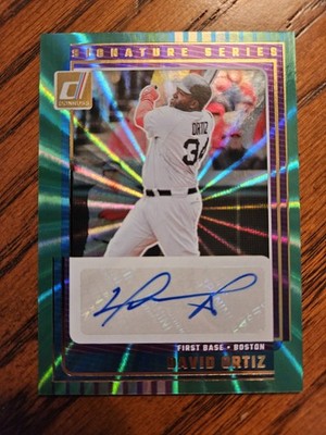2025 Panini Donruss - Signature Series David Ortiz #SG-DOR Green 