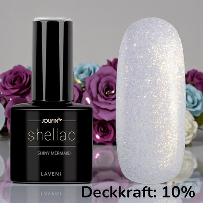 Jolifin UV LED LAVENI Shellac Nagellack Gel Shiny Mermaid  Nagelstudio Glimmer