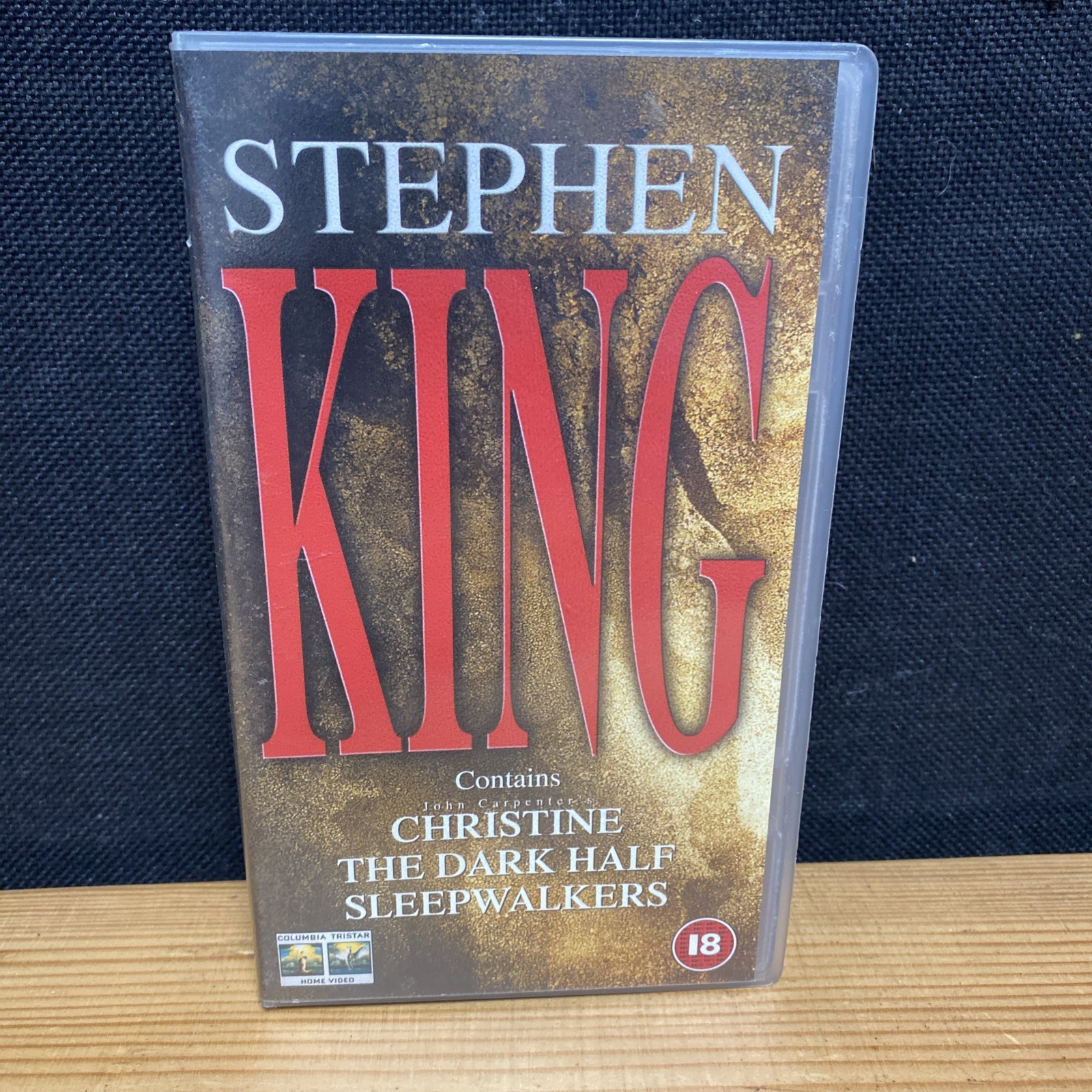 Stephen King Triple Feature Christine Sleepwalkers Dark Half 1999 PAL VHS Video