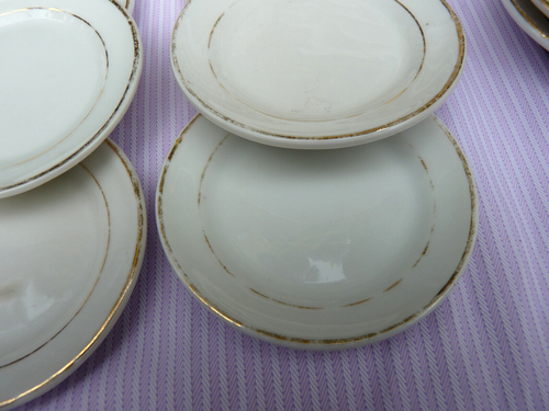 Antique Miniature Dinner Set Service Childs Gilt Trim Porcelain 33 pieces - Picture 22 of 24