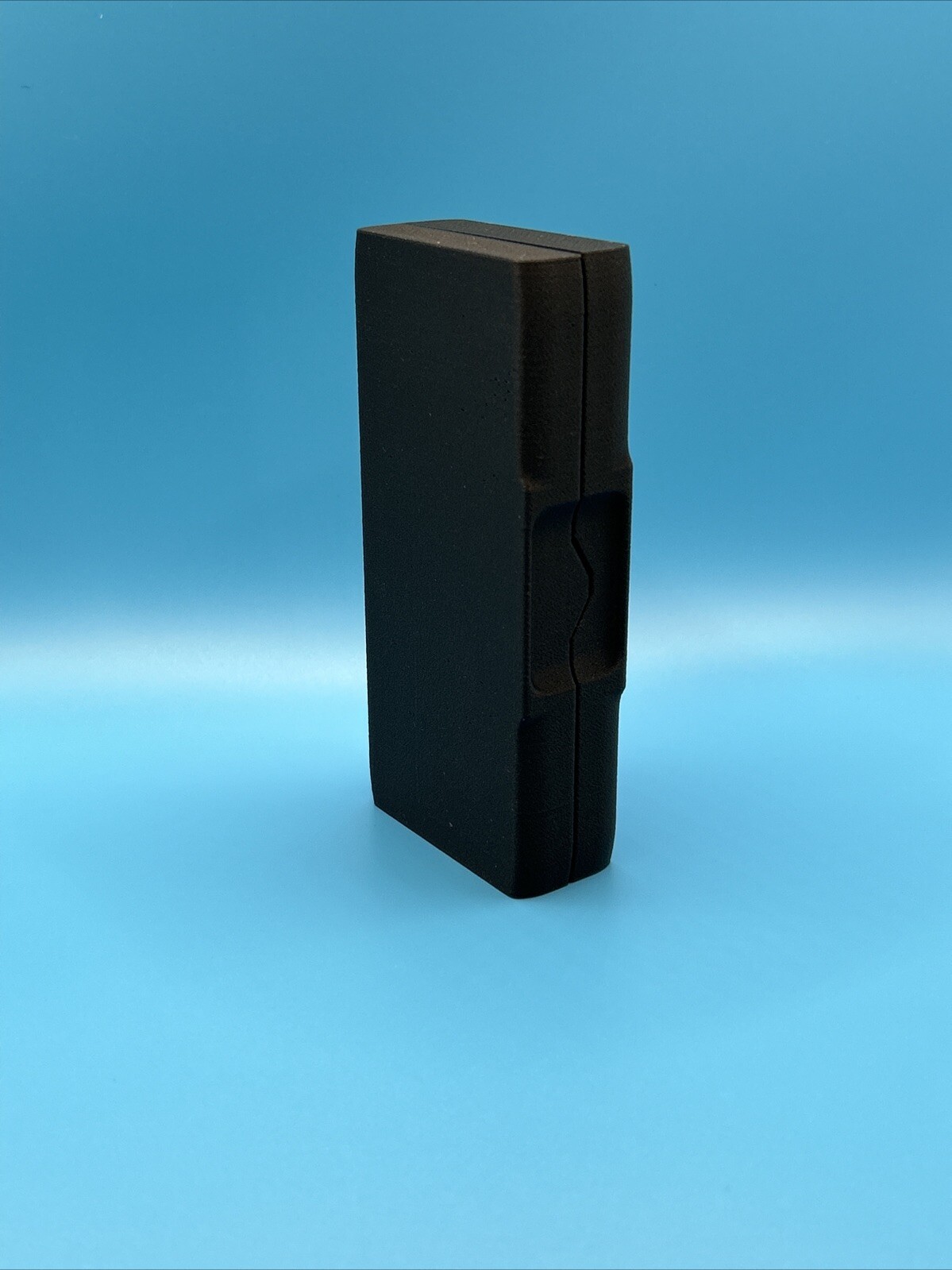 (WITH STAND) Travel Hard Case For Safety Razor Henson AL13 - Carbon Black