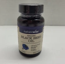 NatureWise Organic Black Seed Oil - 1250mg Per Serving | 100% Natural 60ct