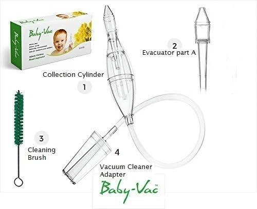 BABY VAC Baby Nasal Aspirator Safe Hygienic Quick Best Results for