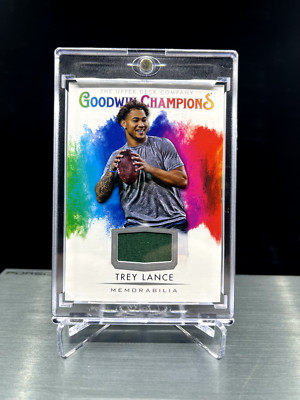 2021 TREY LANCE - Goodwin Champions Splash of Color Memorabilia #SM-LA Rookie RC