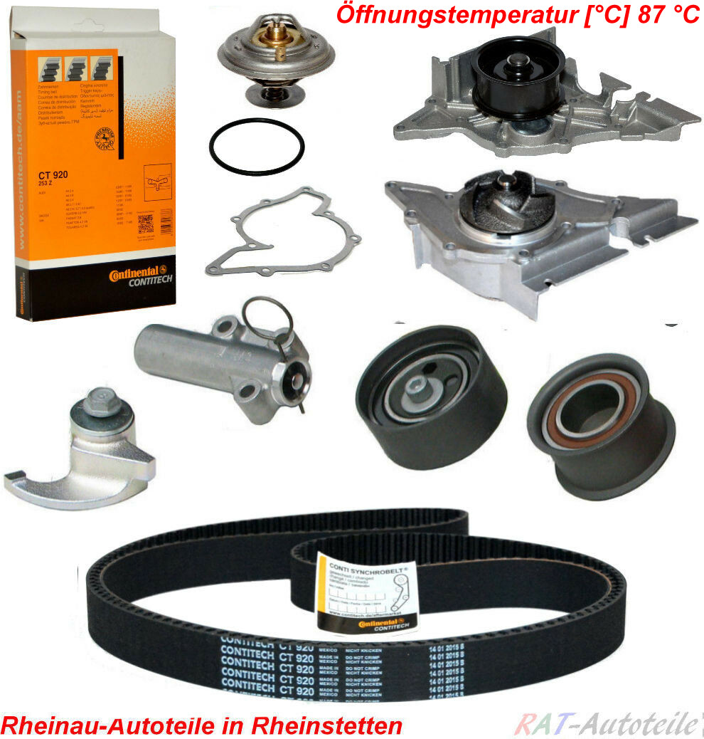 CONTI CT920 Zahnriemen + Rollensatz Wapu Für Audi A4 A6 C5 A8 VW Passat 2.4 2.8