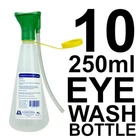 10 x Eye Wash Irrigation Plastic Bottle 250ml AMADA FIRST AID