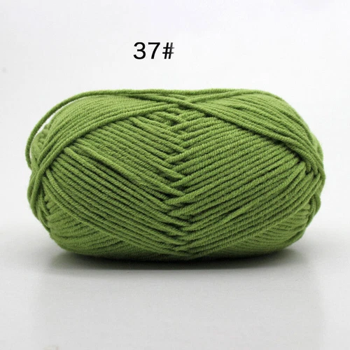 62 Colors Milk Cotton Skeins Hand Knitting Wool Baby Crochet Chunky Yarn 50g - Picture 60 of 87
