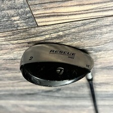 TaylorMade Rescue Mid 16 2 Hybrid RH Steel Shaft Stiff Flex 40" Golf Pride
