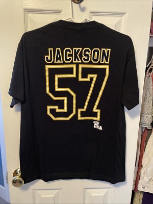 Ricky Jackson Shirt New Orleans Saints Football Hall Of Fame Men s Black Tee M