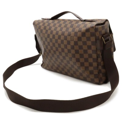 Louis Vuitton Broadway Shoulder Bag Brown Leather for sale online