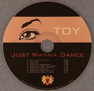 La Toya Jackson - Toy Just Wanna Dance - 9 TRACK REMIX 2004 Promo Only Cd LaToya