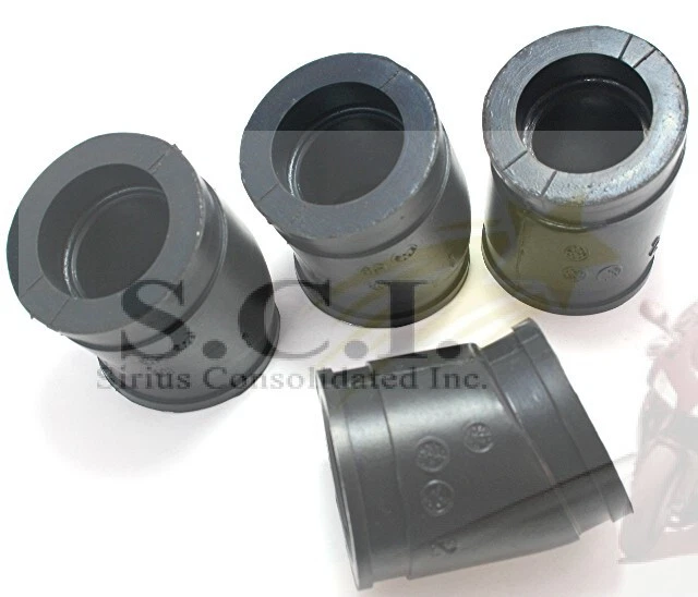 HONDA CB750 OEM CARBURETOR INTAKE BOOTS MANIFOLDS SET OF FOUR 4 1970 - 1976 - Image 2 of 4