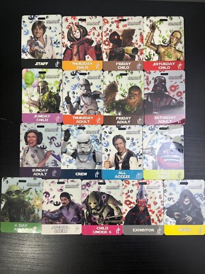 Star Wars Celebration VI (2012) Admission Passes (Full Set)