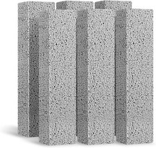 6Pack Pumice Stone for Toilet Cleaning Bowl Stick,Powerfully Cleans Hard Water
