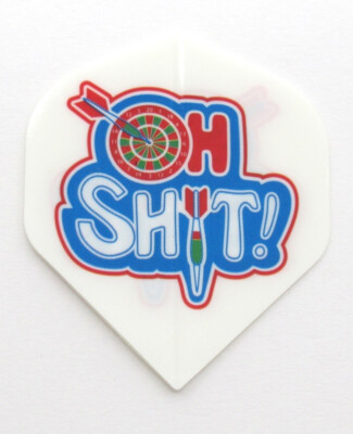 OH SH*T Standard Dart Flights 5 sets (15 flights) - 75 Micron w/tracking