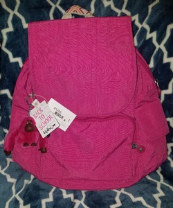 kipling surfer pink