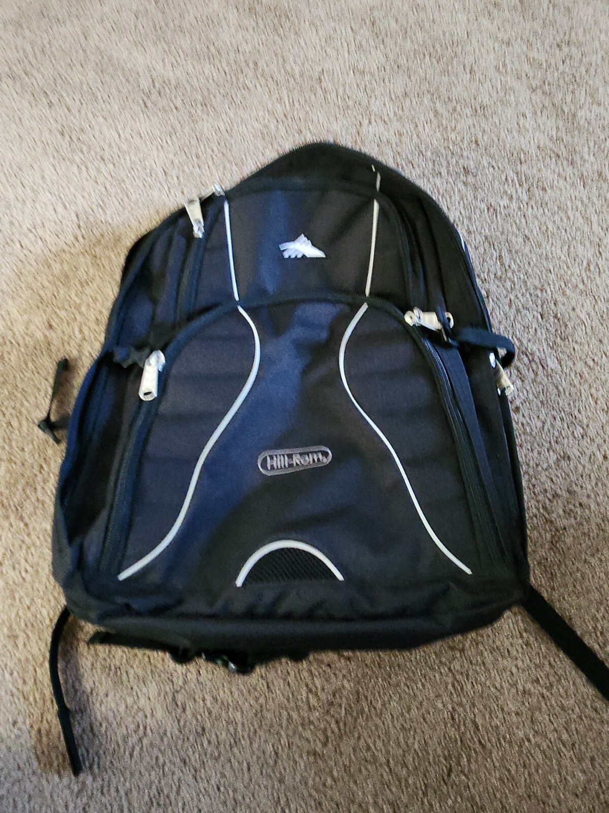 High Sierra Laptop Backpack Black suspension strap sy… Gem