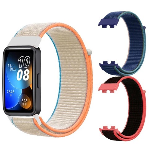Armband Für HUAWEI Band 9 / Band 8 Nylon Ersatz Uhrenarmband, band strap watch - 第 7/32 張圖片