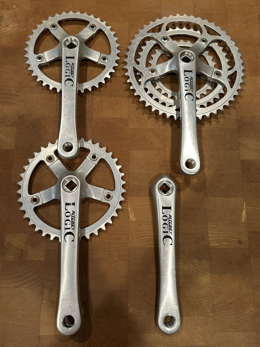 RARE Vintage Ritchey Logic Sugino TANDEM Crankset 175mm 48 RARE Vintage Ritchey Logic Sugino TANDEM Crankset 175mm 48