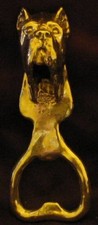 CANE CORSO Bottle Opener in Bronze