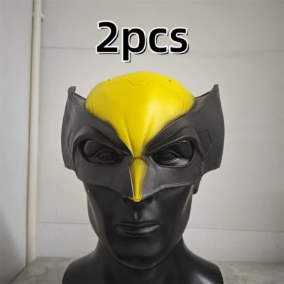 Wolverine Halbgesichtsmaske, Halloween Film Cosplay, Super Forelatex Maske, Karneval