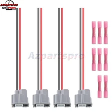 4x Fuel Injector Connector Plug For Scion iQ tC xA xB xD Pontiac Vibe Acura RDX