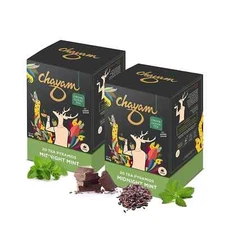 CHAYAM Peppermint Tea with Chocolate, Cocoa Nibs, Free Shipping World Wide