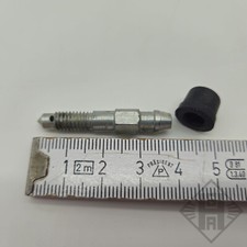 Produktbild - Entlüftungsschraube Entlüfterschraube Entlüfter Entlüftungsnippel M6x1 38mm lang