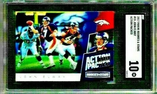 2017 Panini Rookies Stars John Elway Action Packed SGC 10 EBay