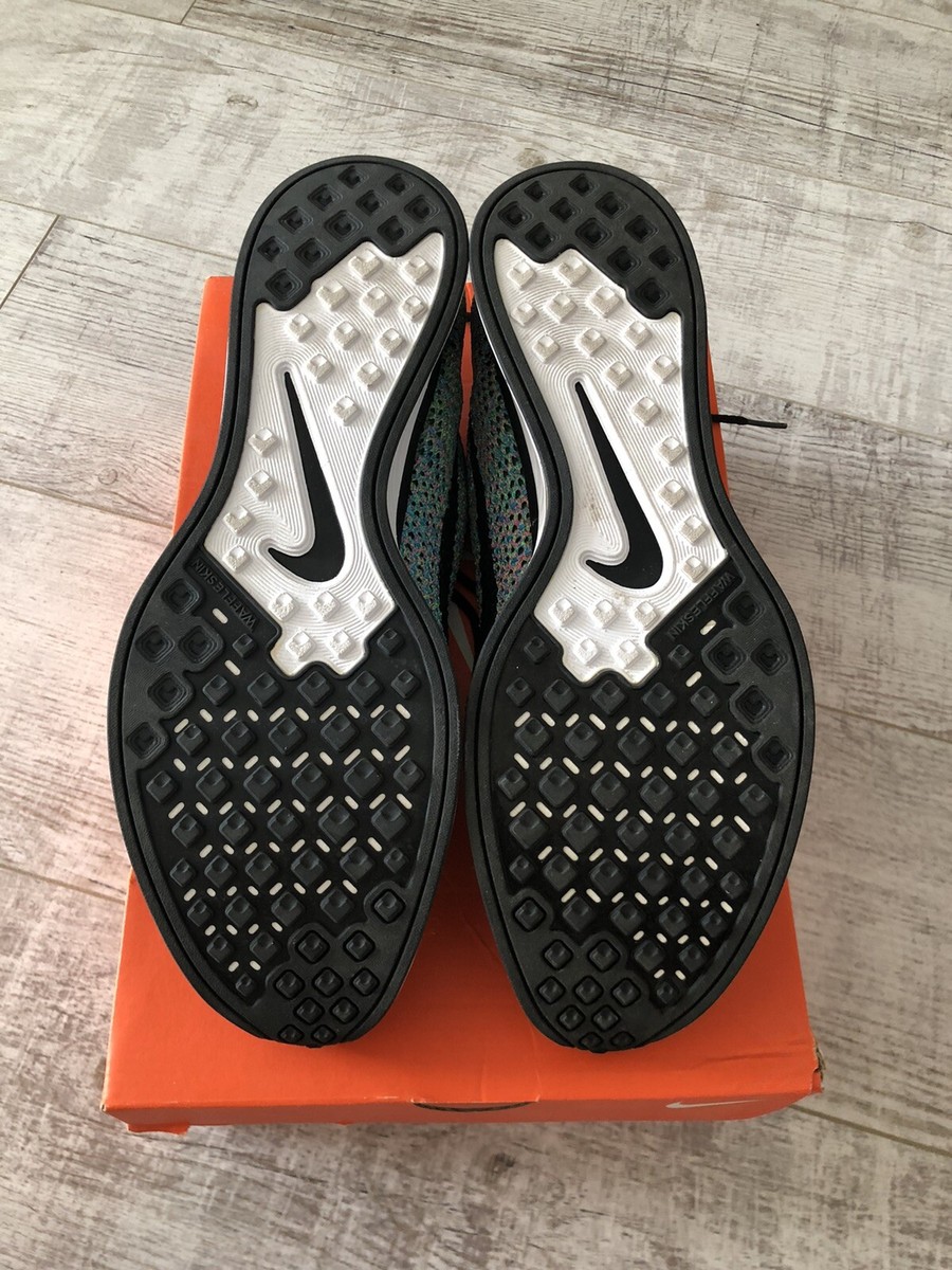 Nike Flyknit Racer Multi-Color Rainbow Runner 526628 Mens US 13