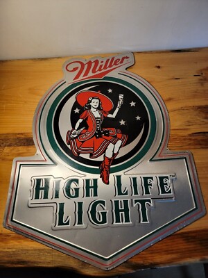 70年代 美品ビンテージMiller High Lifeブラケットライト サイン Vintage Miller High Life Electric Motion Lamp Wall Sconce | eBay