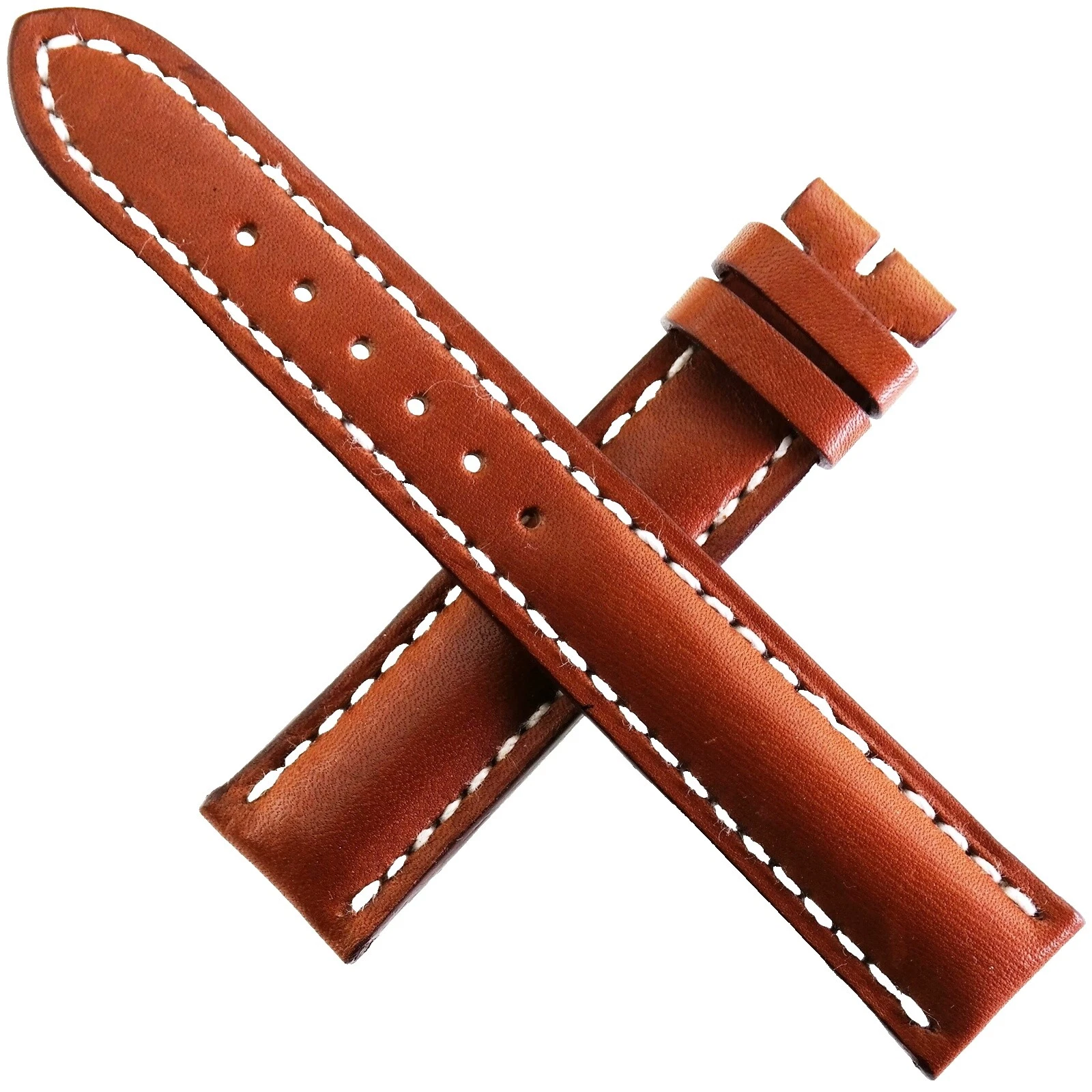 Breitling Two-Piece Strap Brown Wristwatch Bands