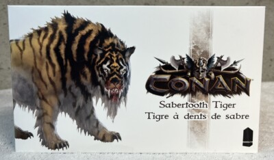 Conan Board Game Sabertooth Tiger Expansion Monolith Kickstarter 2016
