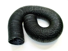 Chevy 4"  Black Flexible Nylon Vinyl Ram Air Vent Hose Defroster SOLD x FOOT Nos