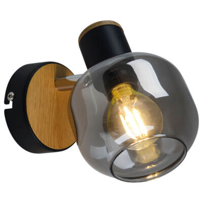 Wandspot Wandleuchte Fumoso Glas smoking glass Spot E14 max.40W  Naeve