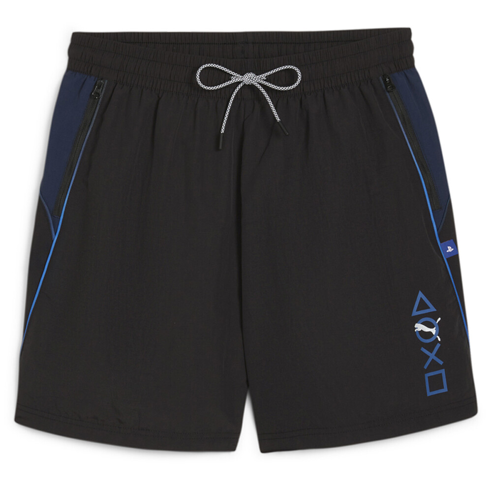 Шорты Puma Ps X 6 дюймов Мужские черные повседневные спортивные штаны 62470301