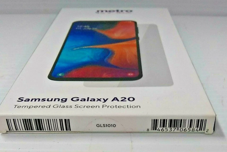 Metro Samsung Galaxy A20 Tempered Glass Screen Protector GLS1010 NEW (W2-2) - Image 3 of 3