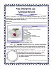 GENUINE 0.68 Cts RUBY & DIAMOND RING 10K WHITE GOLD - Free Certificate Appraisal — photo 6