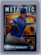 2021 Bowman Platinum Brailyn Marquez #MET-13   Meteoric Chicago Cubs