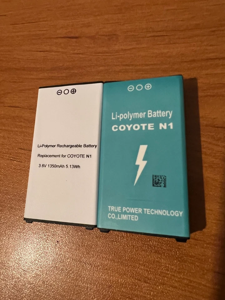 Batterie pour Coyote Mini neuve N1 Li-Polymer 3.8V 1350mAh 5.13W - Immagine 3 di 4