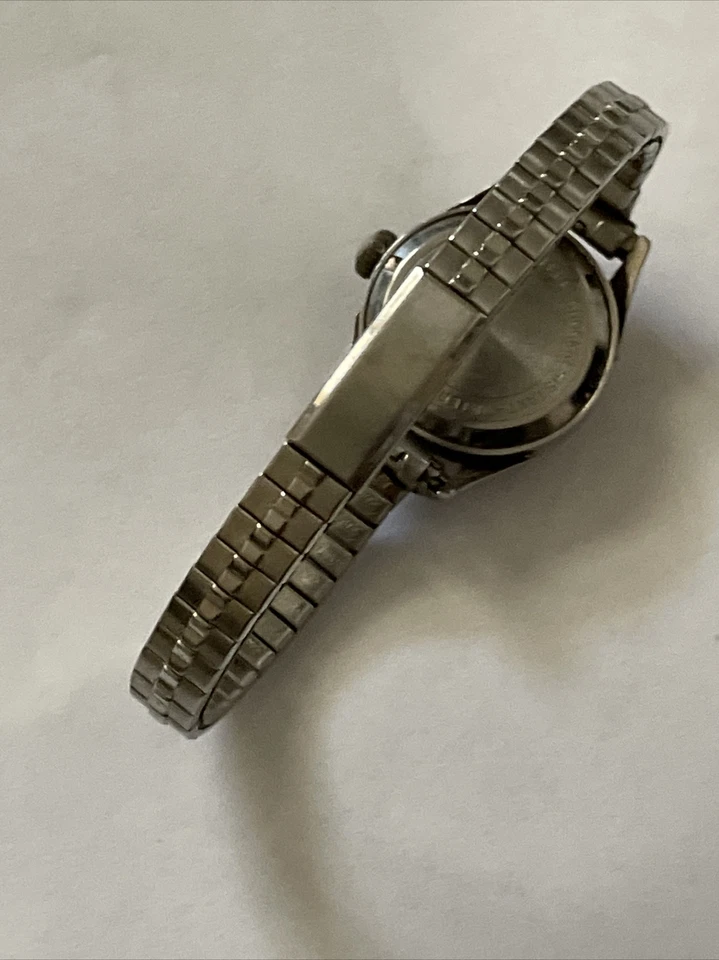 Reloj Mecánico Vintage Damas MEPA INCABLOC 17 Joyas Tono Plata ¡FUNCIONA MUY BIEN! Foto 3 de 4