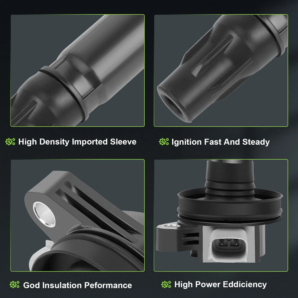 6 bobinas de encendido y bujía Lincoln MKS 2010-2012 3,5 L V6 Foto 4 de 4