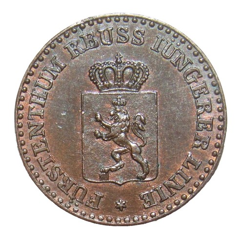 1858-A Schaumburg-Lippe German States 2 Pfennig Extremely Fine XF