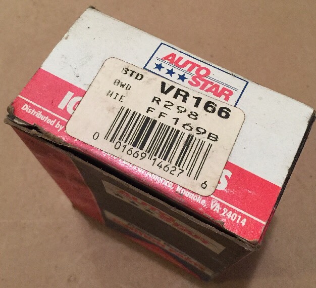 Auto Star Ignition Parts Voltage Regulator Standard VR-166 VR166 R298 FF169B NEW