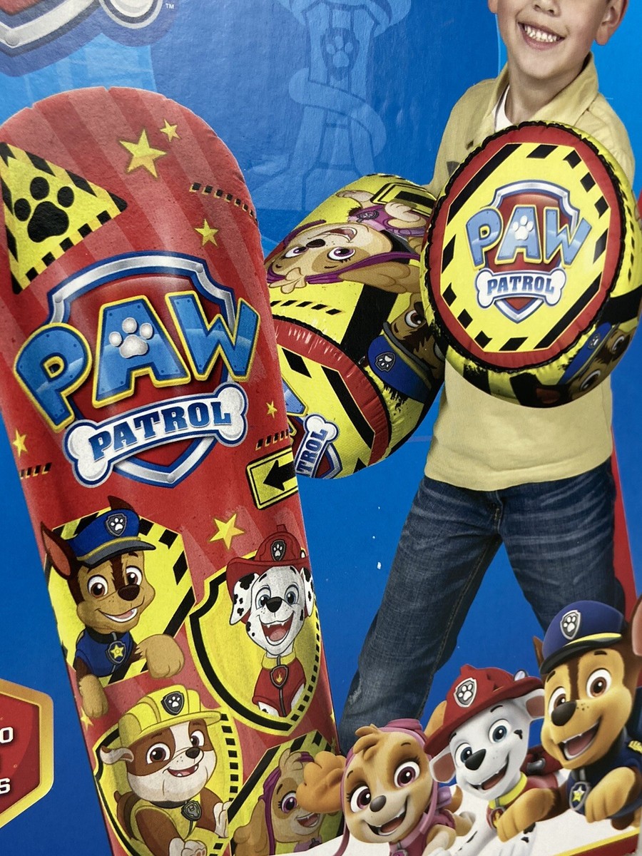 Nickelodeon Paw Partrol Bop Punching Bag Gloves Combo Inflatable
