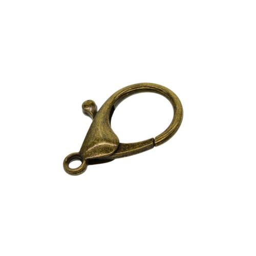 30 Sets Large Curved Lobster Clasps Jewelry Findings DIY Key Rings Crafts - Picture 5 of 7
