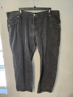 Old Skool Men's Jeans Size 50x34 Black Denim | eBay