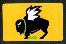 BUFFALO WILD WINGS Buffalo Wearing Tie, Father's Day ( 2016 ) Gift Card ( $0 )
