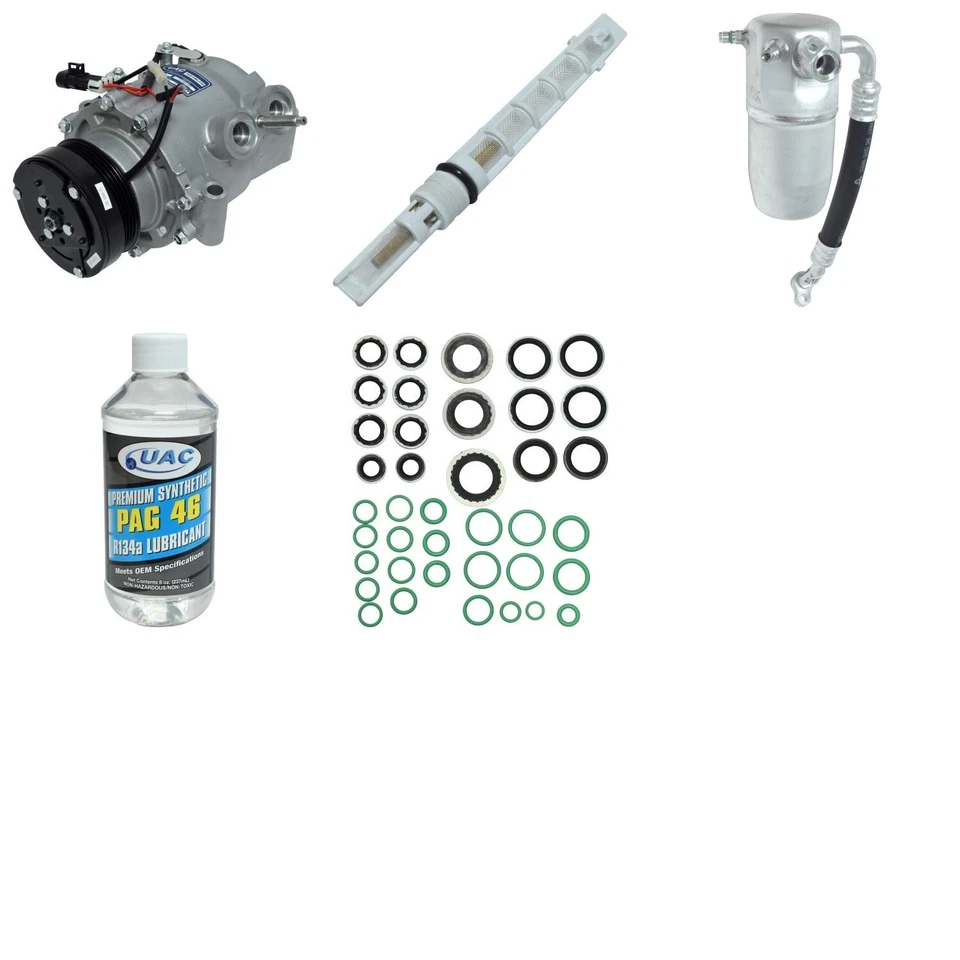 Kit de compresor de aire acondicionado UAC para Chevrolet Trailblazer EXT 2003 5,3 L V8 OHV Foto 2 de 2